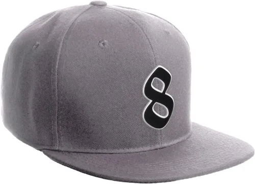 Vista 729 de Daxton Gorra clásica con visera de billete plano con letras del alfabeto inglés antiguo de la A a la Z