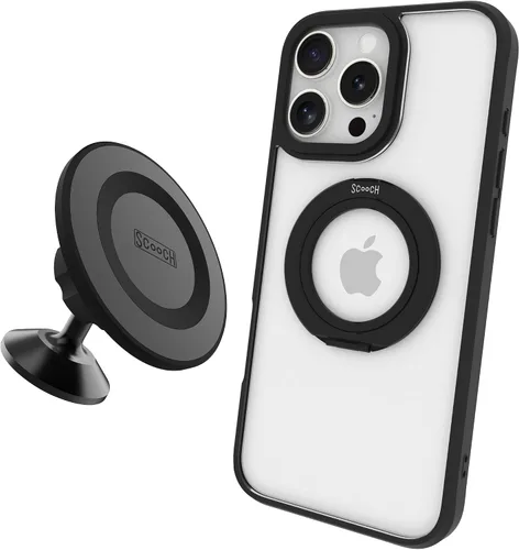 Vista 231 de Scooch para MagCase Compatible con iPhone 12 Mini Incluyendo MagRing 2.0, Soporte para Teléfono Compatible con MagSafe y Pata de Soporte