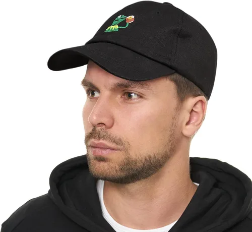 Vista 7 de Gorra de béisbol bordada Kermit The Frog ajustable, unisex, clásica, para papá