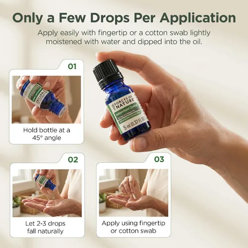 Vista 5 de Forces of Nature Control de Hemorroides de Fuerza Extra, Medicina Homeopática Orgánica con Hamamelis, Castaña de Indias y Aceites Esenciales