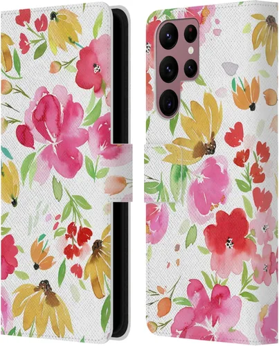 Vista 16 de Head Case Designs Officially Licensed Ninola Butterfly Nature Spring Floral Leather Wallet Case Compatible with Samsung Galaxy A07 4G
