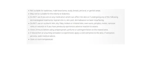 Vista 11 de Nad's Tiras de cera facial, hipoalergénicas para todo tipo de piel, depilación facial para mujeres, kit de depilación en casa con 20 tiras de cera