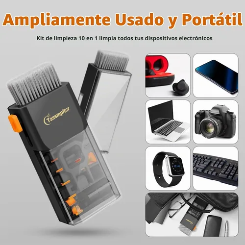 Vista 8 de Kit de Limpieza de Teclado, Limpiador de Teclado, Limpiador Todo en Uno para Pantalla de Computadora y Laptop, Kit de Limpieza Electrónica Compacto