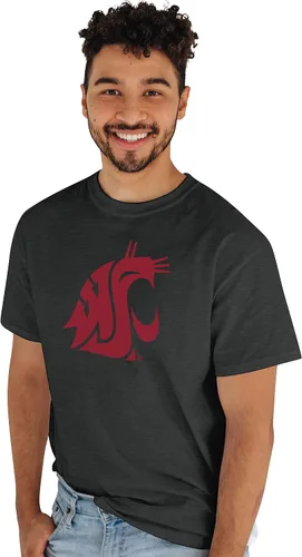 Vista 39 de Blue 84 Camiseta NCAA para hombre, icono de color del