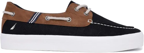 Vista 2 de Nautica Zapato náutico con cordones para hombre, mocasín casual con dos ojales, zapatilla de deporte de moda - Galera