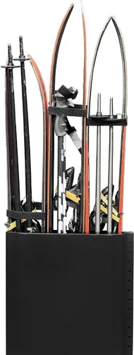 Vista 4 de Steamboat - Funda rígida de viaje para esquí/snowboard con ruedas. Protege 3 pares de esquís y bastones o 2 tablas de snowboard con botas y equipo.
