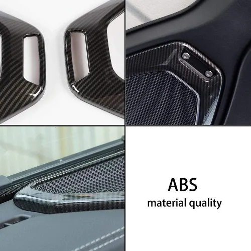 Vista 3 de Voodonala Para Wrangler JL JT Altavoz Recorte de audio en la parte superior y una moldura de pilar compatible con Jeep Wrangler 2018-2023 JL JLU