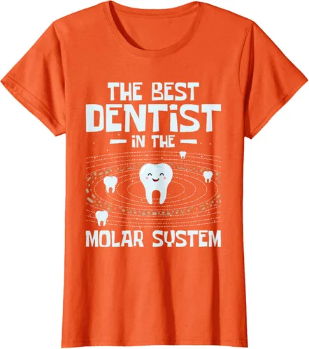 Vista 33 de El mejor dentista - Molar Teeth Dental Odontología DDS Camiseta Negro