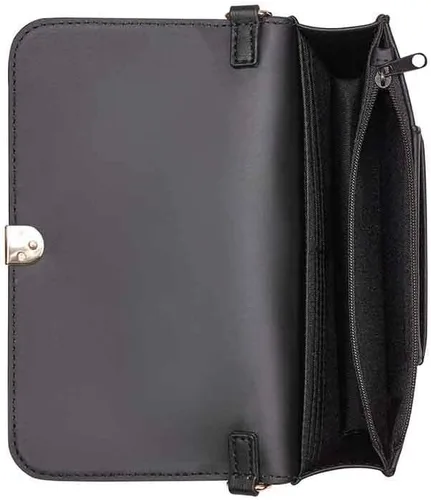 Vista 3 de Nine West Linnette - Cartera para teléfono con cuerda, color negro, Negro
