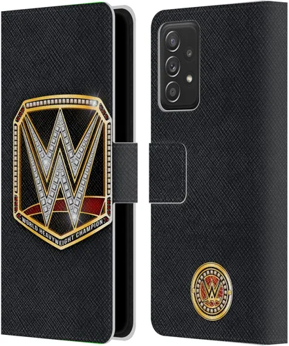 Vista 132 de Head Case Designs Officially Licensed WWE Cruiserweight Champion Title Belts Leather Wallet Case Compatible with Samsung Galaxy A07 4G Campeón