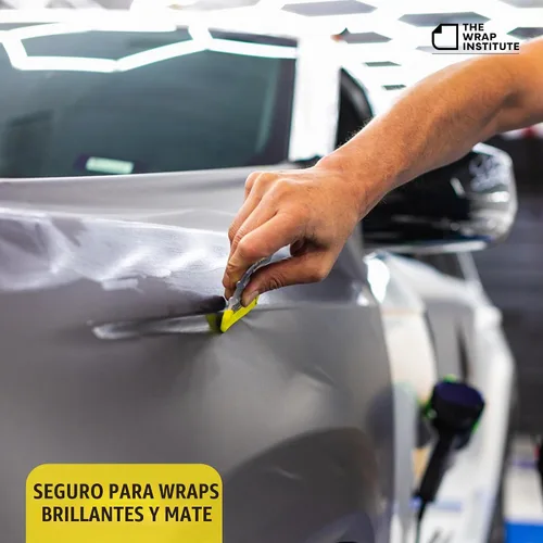 Vista 7 de The Wrap Institute - Tampón de plátano - para aplicaciones de vinilo/PPF en húmedo o seco - Paquete de 10