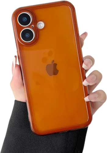 Vista 3 de ZTOFERA Funda para iPhone 7/8/SE 5.5 pulgadas, linda funda de silicona suave transparente con parachoques retro de color transparente a prueba