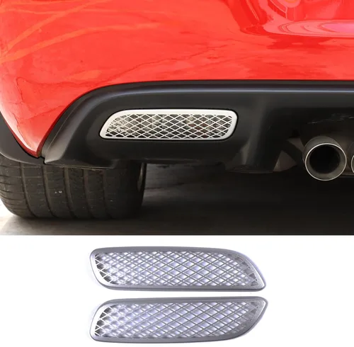 Vista 10 de Cubierta protectora de luces antiniebla para automóvil compatible con Chevy Corvette C6 2005-2013, accesorios de cubierta de luces de parachoques