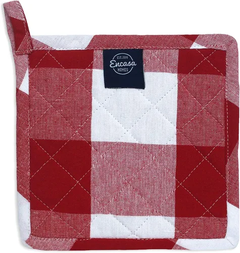 Vista 2 de Encasa XO Soportes para ollas, almohadillas acolchadas para cocina, 8 x 8