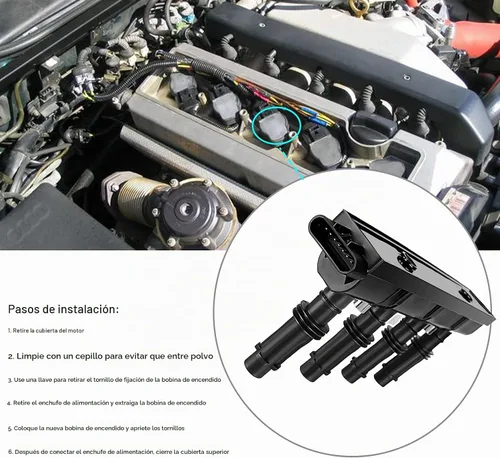 Vista 5 de Paquete de bobinas de encendido para Chevy Cruze Sonic 1.4 Turbo