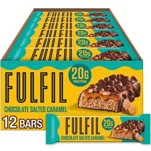 Vista 10 de FULFIL Paquete variado de barras de proteínas, 0.71 oz de proteína, 12