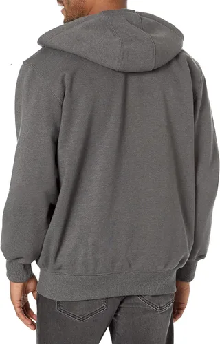Vista 3 de Carhartt Men's Rain Defender Loose Fit Heavyweight Full-Zip Sweatshirt