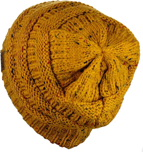 Vista 119 de C.C Trendy Warm Chunky Soft Stretch Cable Knit Beanie
