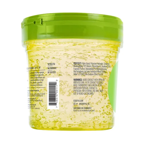 Vista 2 de ECOCO Gel de estilo profesional de Styler, Aceite de oliva, Max Hold 10, 16 oz, grande (I811A)