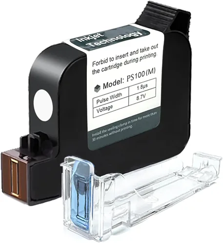 Vista 11 de Phezer Cartucho de tinta solvente de secado rápido original de repuesto PS100 impresora de inyección de tinta portátil y mini impresora de inyección