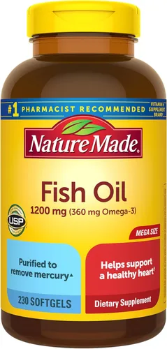 Vista 8 de Nature Made 1400 mg Ultra Aceite de Pescado Omega-3 softgels (130 ct.)