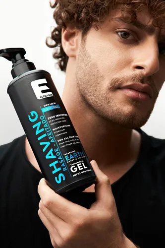 Vista 3 de Elegance Loción para después del afeitado para hombres, 16.9 fl oz, tierra (azul), alivio real del afeitado que hidrata y revitaliza tu piel, 16.9