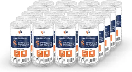 Vista 11 de Aquaboon Filtro de agua para heridas de cuerda de 1 micrón, repuesto de 10 x 4.5 pulgadas, cartucho de filtro de agua para toda la casa compatible