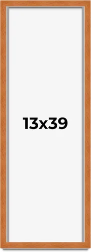 Vista 195 de Marco de 3 x 3 pulgadas de madera maciza de nuez y miel marrón con plexiglás acrílico UV, respaldo de tablero de espuma y accesorios para colgar
