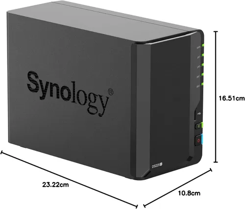 Vista 18 de Synology DiskStation DS225+ de 2 bahías (sin disco)