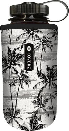Vista 53 de Funda de neopreno para botella de agua Koverz, funda de neopreno, se ajusta a botellas de agua de 24-30 oz, lavable y reutilizable, tamaño grande