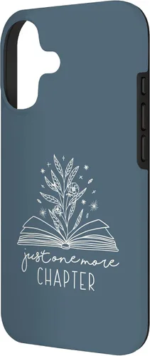 Vista 2 de Just One More Chapter - Carcasa para iPhone 17 (azul pizarra)