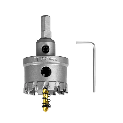 Vista 46 de SALI Kit de sierra perforadora TCT de 1 pulgada (1.024 in) con punta de carburo de tungsteno con broca piloto chapada en titanio para metal, acero