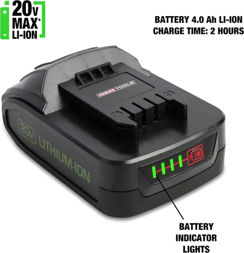 Vista 5 de OEMTOOLS 24492 Amoladora angular inalámbrica de iones de litio de 20 V máx. con disco, amoladoras eléctricas con accesorios para amoladora angular