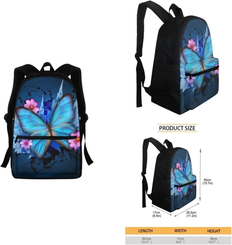 Vista 84 de FOR U DESIGNS Fuego baloncesto impreso niños escuela mochilas viaje mochila libro bolsa