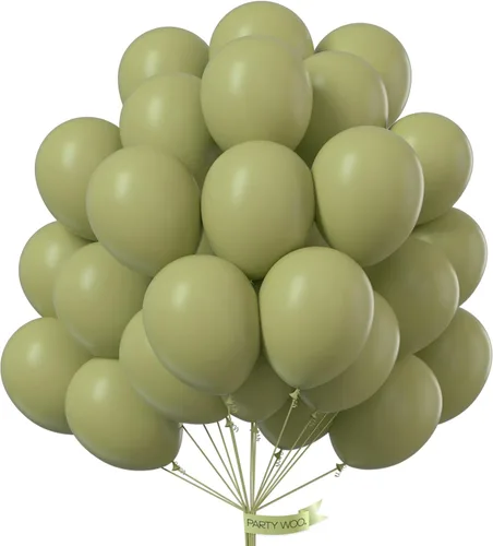 Vista 45 de PartyWoo - Globos de color albaricoque retro, 120 unidades de 5 pulgadas, de látex, para arco de globos, decoración de fiesta y de cumpleaños