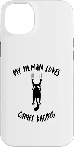 Vista 15 de My Human Loves Camel Racing - Cat Parent Hobby Lover Case for iPhone 16