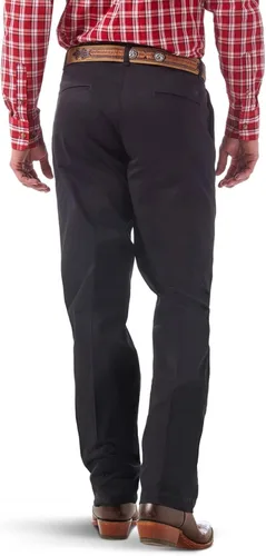 Vista 3 de Wrangler Pantalón casual plisado frontal para hombre, Caqui