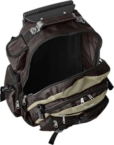 Vista 8 de Everest DeluxeMochila con ruedas., Caqui), 5045WH-KHBK