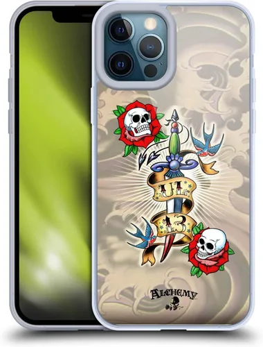 Vista 29 de Head Case Designs Funda de gel con licencia oficial de Alchemy Gothic 13 Dagger Illustration [protección de grado militar] compatible con Apple