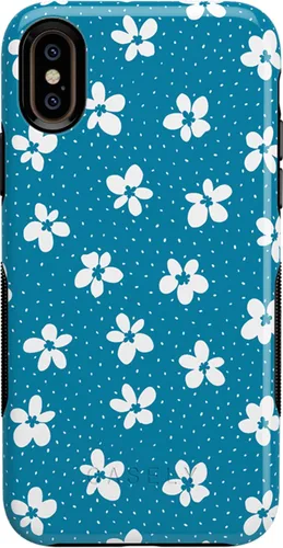 Vista 40 de Casely Funda para iPhone Xs Max Funda con estampado de festival (solo buenas vibraciones)