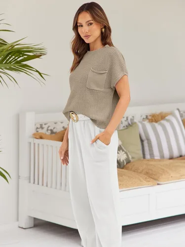 Vista 4 de LILLUSORY Conjuntos de 2 piezas de punto para mujer, conjuntos de sudadera de moda