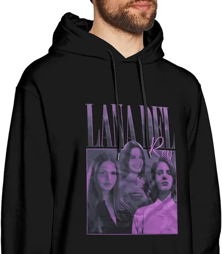 Vista 2 de JEWELSHUB Sudadera deportiva de manga larga con capucha para hombre