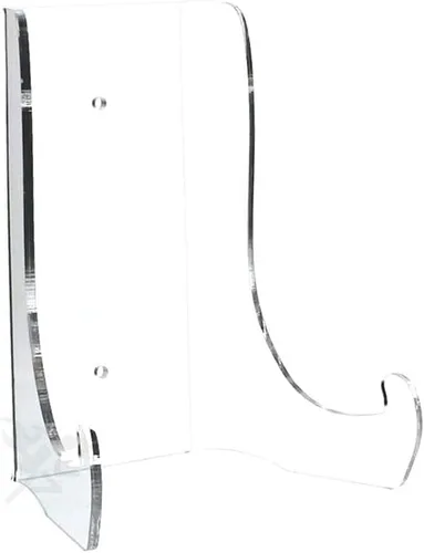 Vista 9 de OnFireGuy Soporte de exhibición de platos resistente, caballete acrílico transparente de 4.5 pulgadas para placas de 5 a 8 pulgadas de diámetro