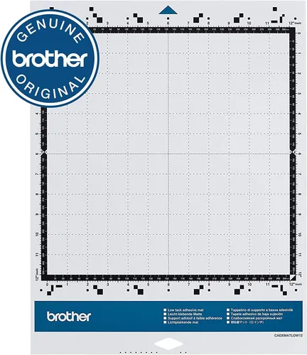Vista 4 de Brother ScanNCut DX - Paquete de 2 alfombrillas adhesivas de baja adherencia, 12 x 12 pulgadas y 12 x 24 pulgadas, para materiales finos y delicados