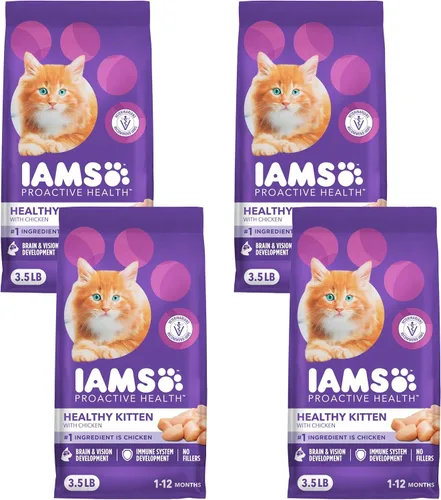 Vista 11 de IAMS Proactive Health comida seca para gatitos