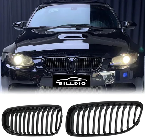 Vista 21 de Parrilla G20 - Parrilla de Riñón Negra Compatible con Serie 3 G20 316i/318i/320i/328i/330i/335i/340i de 2019-2022 Negro Brillante Diamante