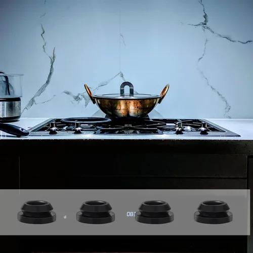 Vista 6 de 8 ojales superiores para estufa de RV, kit de ojales para estufa de RV para Magic Chef y para rejillas de estufa Atwood, ojales de goma negra