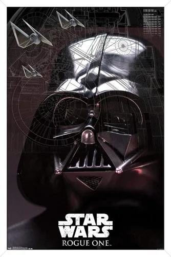 Vista 11 de Trends International Star Wars: Rogue One - Póster de pared de Lord Sith, 14.725 x 22.375 pulgadas, versión enmarcada de madera de granero