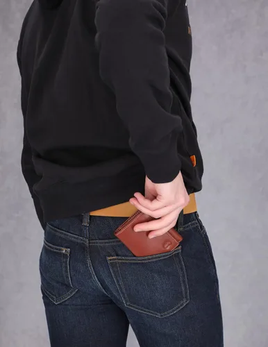 Vista 5 de Timberland Men's Leather Trifold Wallet with Id Window