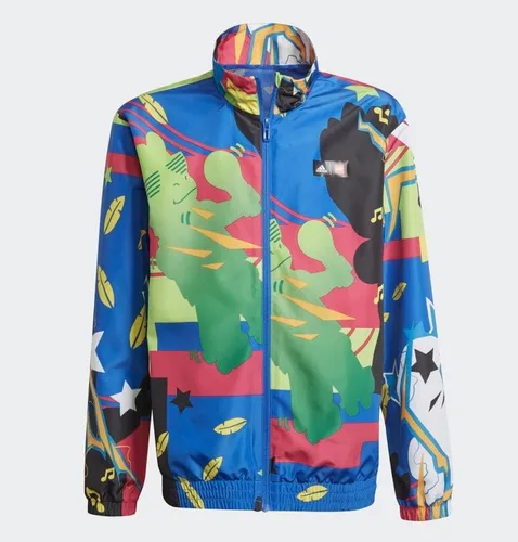 Vista 3 de ADIDAS X LEGO UNISEX - Conjunto de chándal para niños grandesjóvenes blanco azul azul brillante dorado semisolar mediano Blanco Azul Azul